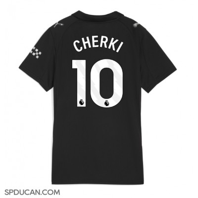 Zenski Nogometni Dres Manchester City Rayan Cherki #10 Gostujuci 2025-26 Kratak Rukav Zenski Nogometni Dres Manchester City Rayan Cherki #10 Gostujuci 2025-26 Kratak Rukav